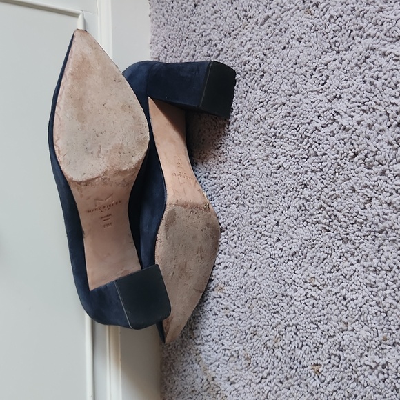 Navy Zala Block Heel Pump Marc Fisher LTD, Size 11 - Picture 9 of 9